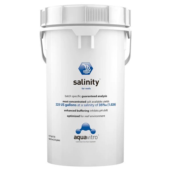 AQUA VITRO SALINITY SALT - (2.72KG) (15.87KG) (29.75KG)