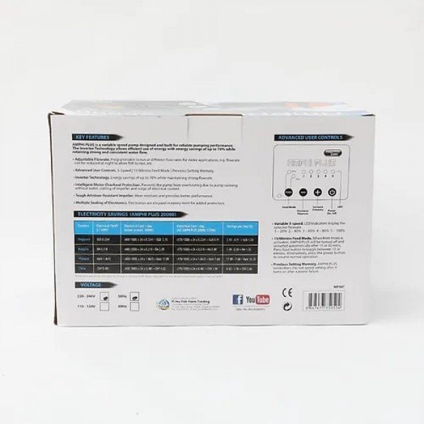 AQUA ZONIC AMPHI PLUS 20000 WATER PUMP