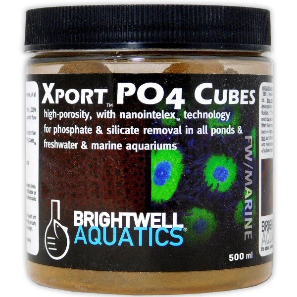 BRIGHTWELL AQUATICS XPORT PO4 CUBES - (250ML) (500ML)