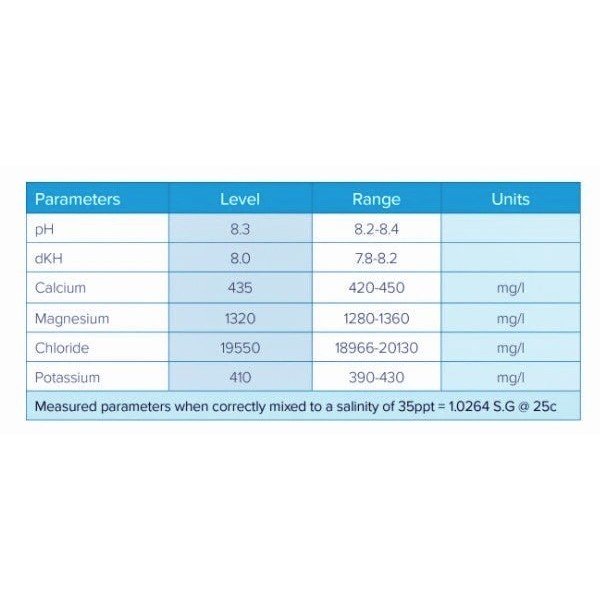 D-D H2OCEAN DOSING FORMULA SALTS - 23KG