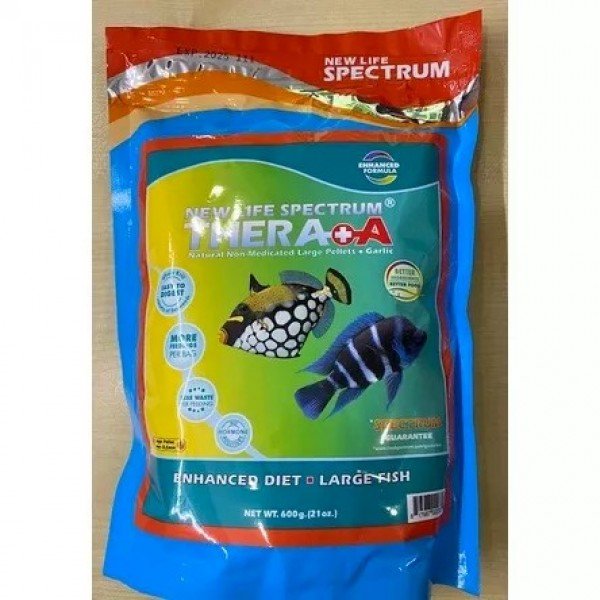 NEW LIFE SPECTRUM TROPICAL FISH FOOD LARGE SINKING PELLETS - 600G