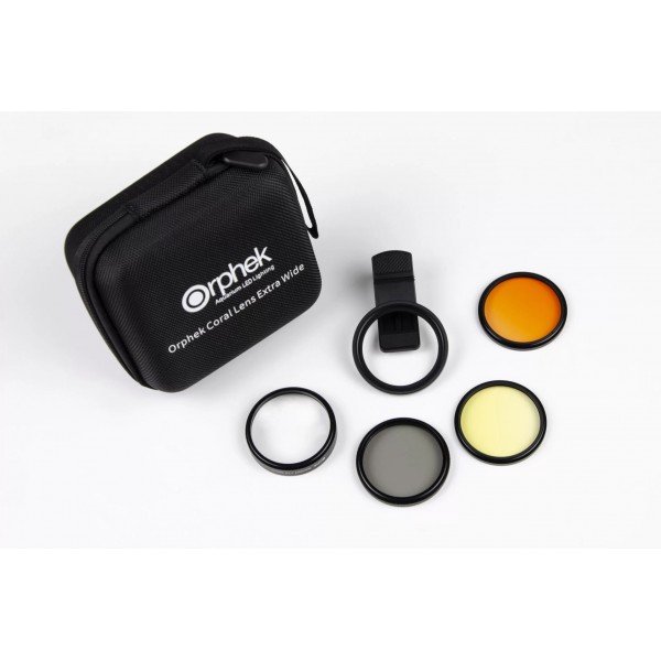 ORPHEK CORAL COLOUR LENS (37MM) (52MM)