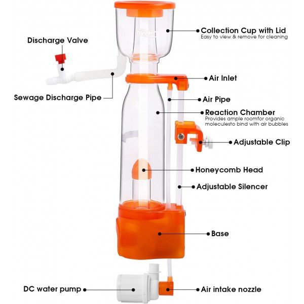 REDSTARFISH PROTEIN SKIMMER - SQ70 PLUS