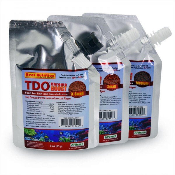 REEF NUTRITION TDO CHROMA BOOST - (XS) (M) (L)