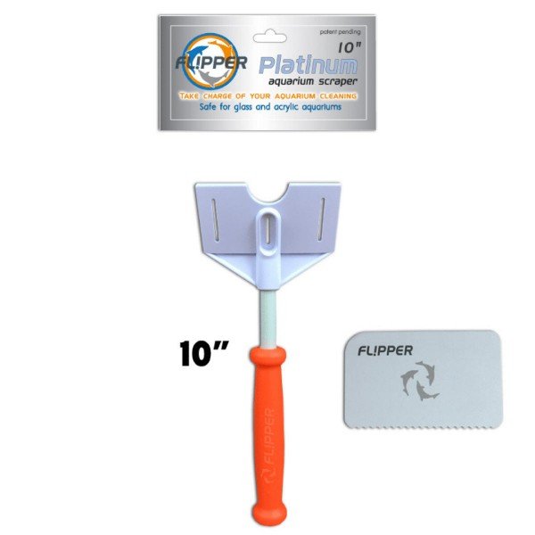 FLIPPER PLATINUM GLASS CLEANER ( SCRAPER 10'' )